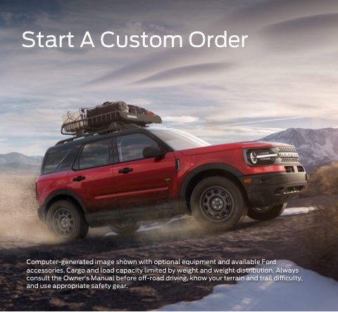 Start a custom order | Reddick Brown Ford in Morrison TN